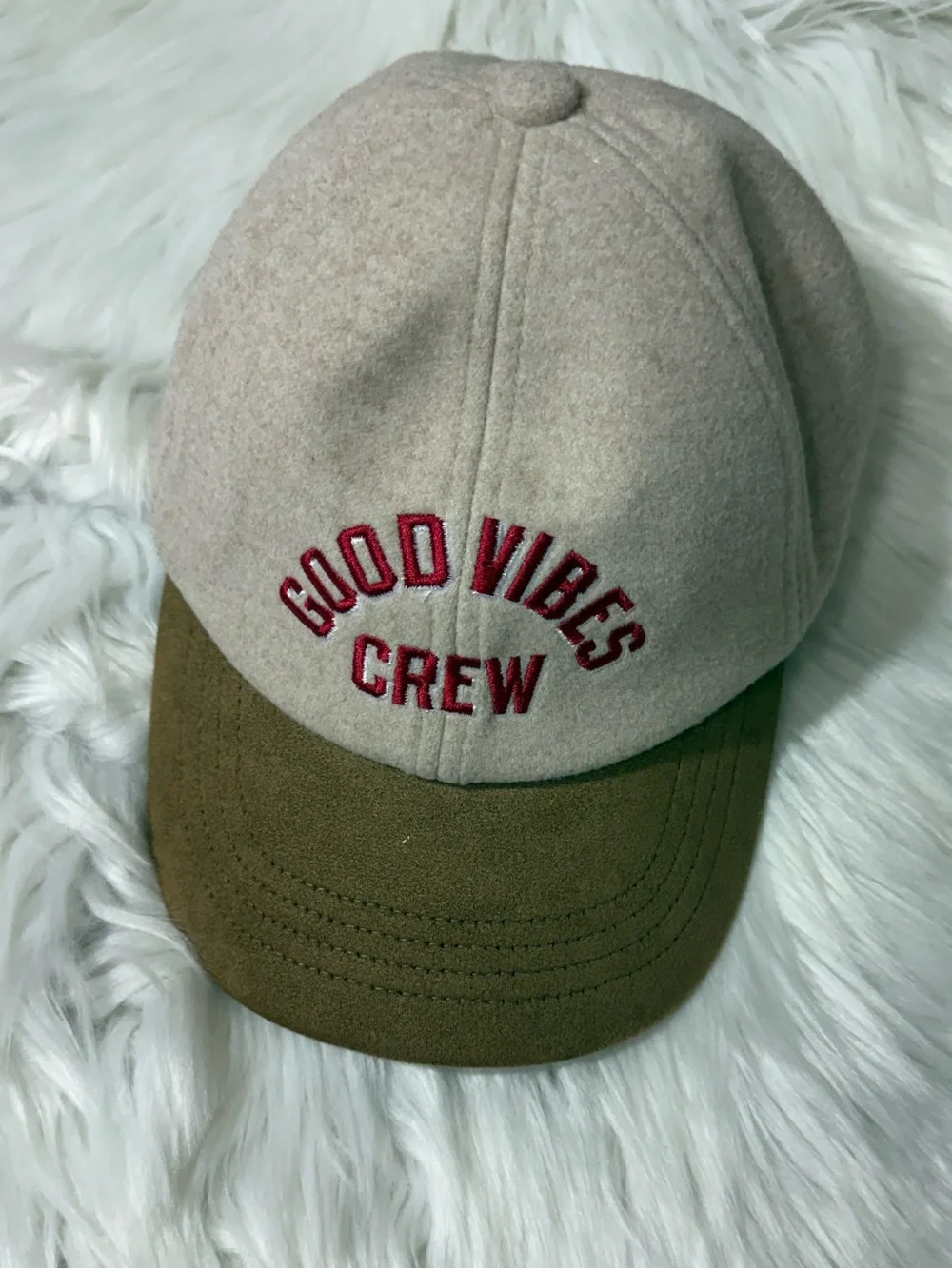 Old Navy Good Vibes Crew Two-Tone Baseball Cap - Boys One Size